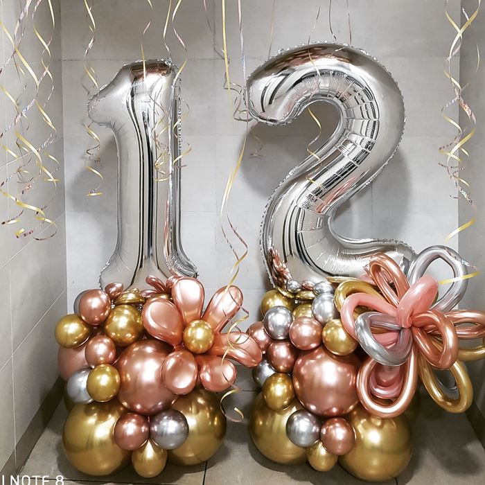 מעמד ספרות 12 / סידור בלונים לבת מצווש