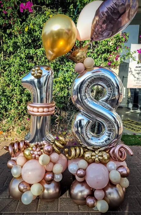 מעמד בלונים לגיל 18