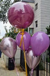 זר בלון סוכריה ( זכוכית)