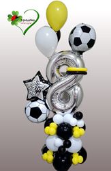 סידור בלונים כדורגל ניתן לשנות צבעים לפי קבוצת הכדורגל