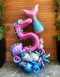 סידור בלונים בת הים