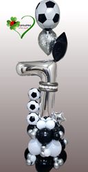 סידור בלונים כדורגל