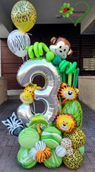 סידור בלונים - ג'ונגל