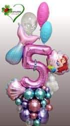 סידור בלונים בת הים