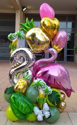 סידור בלונים קיץ- פלמינגו