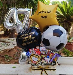 מארז שוקולד כדורגל