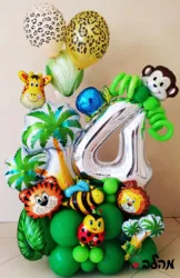 סידור בלונים חיות