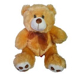 🧸 דובי חום עם פפיון שיפון